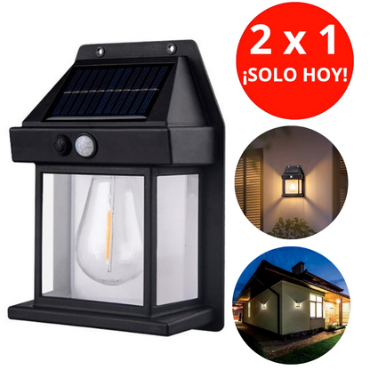 2x1 FLUXLAMP™ - مصباح شمسي مزود بمستشعر للحركة